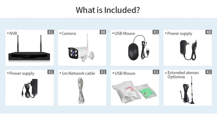 KIT Camera 8CH-Detail 1