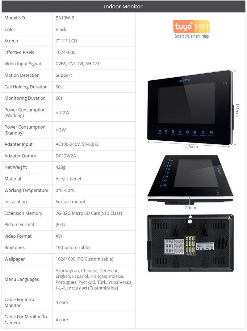 Tuya DBF06 - Detail 1