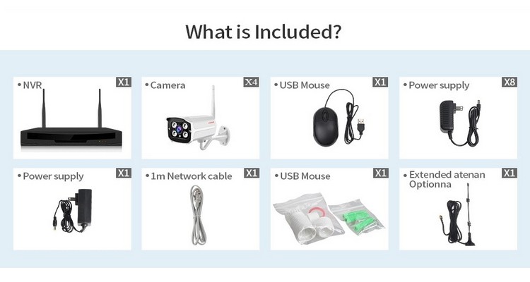 KIT Camera 4CH-Detail 1