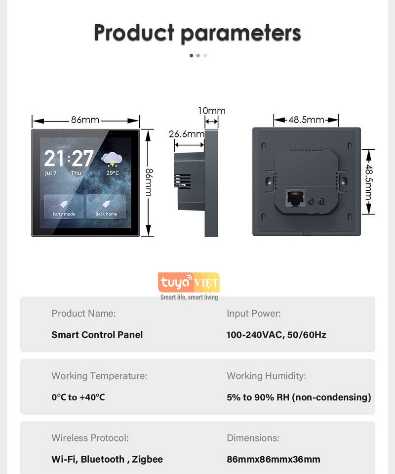 Tuya HZM03 - Detail 01