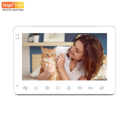 Chuông cửa màn hình, Vân tay Tuya DBF07 - Ảnh 8