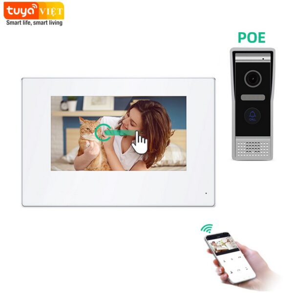 Chuông cửa Camera LCD Tuya DBC04