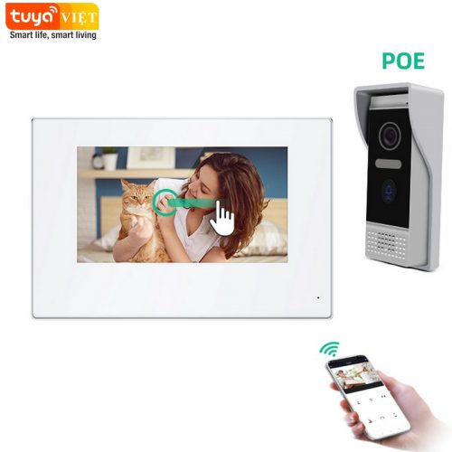 Chuông cửa Camera LCD Tuya DBC04 - Ảnh 5