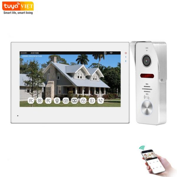 Chuông cửa Camera LCD Tuya DBC05