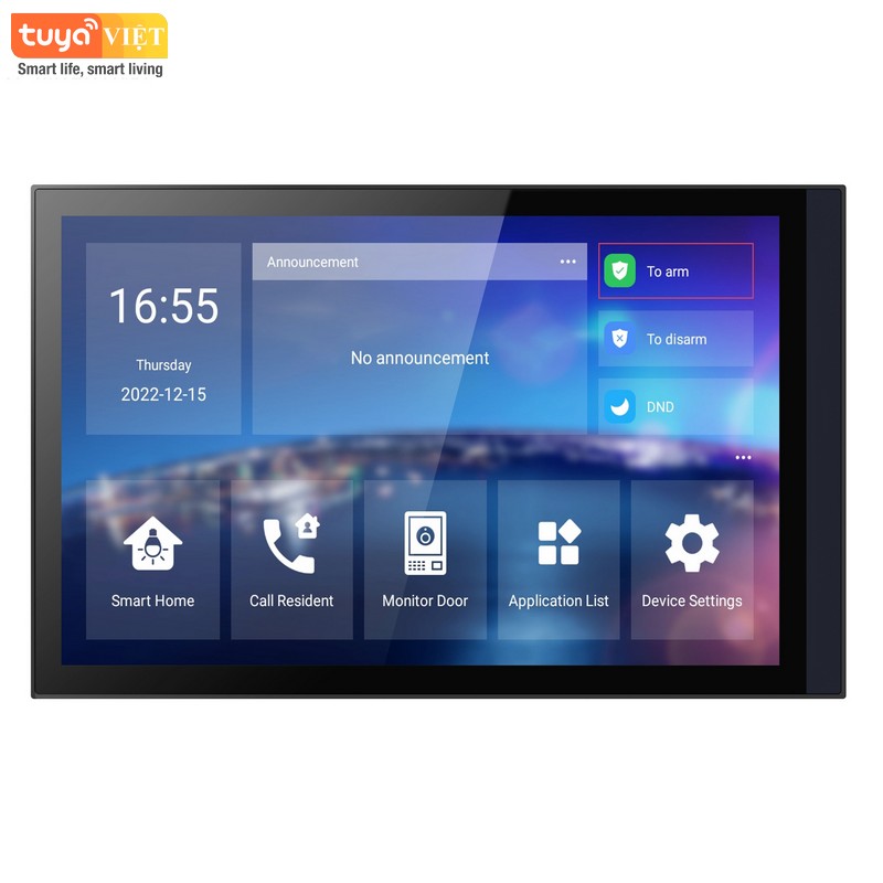 Chuông cửa thẻ từ, màn hình 10″ Tuya DBC10 - Ảnh 3