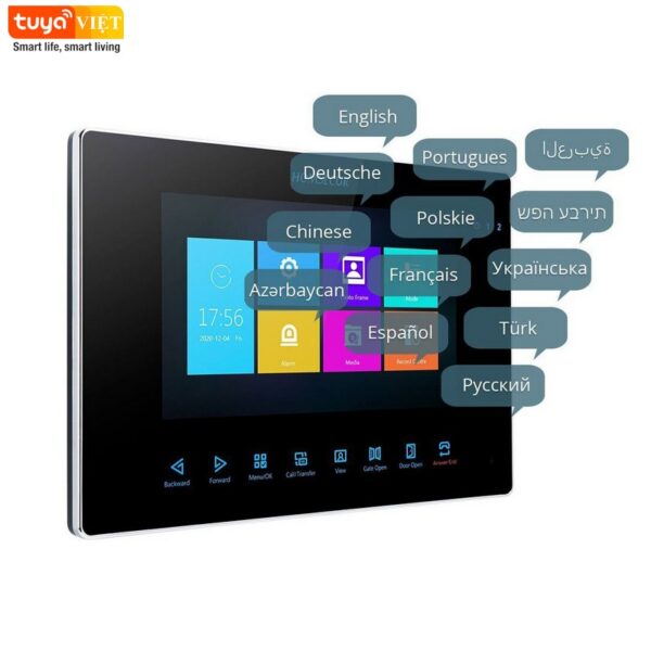 Chuông cửa màn hình, Vân tay Tuya DBF06