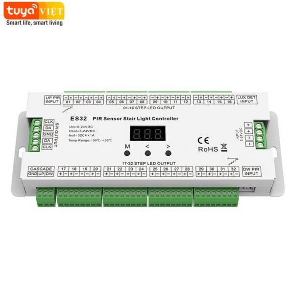 Bộ điều khiển đèn cầu thang Tuya ES32