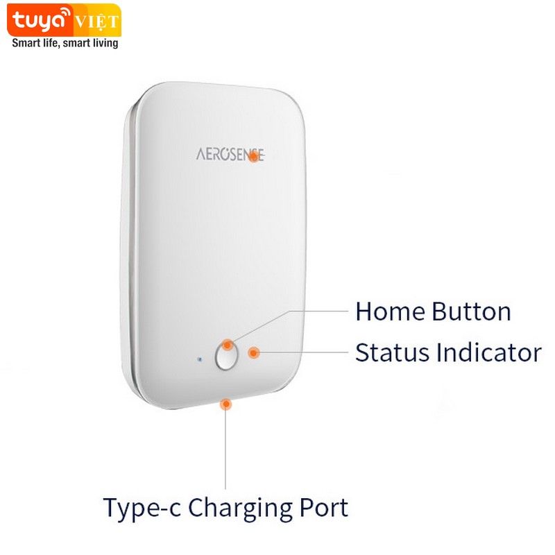 Cảm biến té, ngã Tuya FAS01 (Wifi) - Ảnh 3