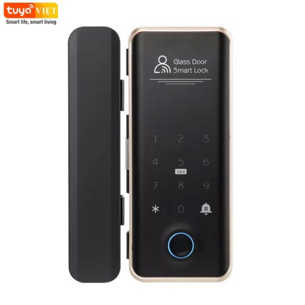 Khóa vân tay cửa kính Tuya GL08