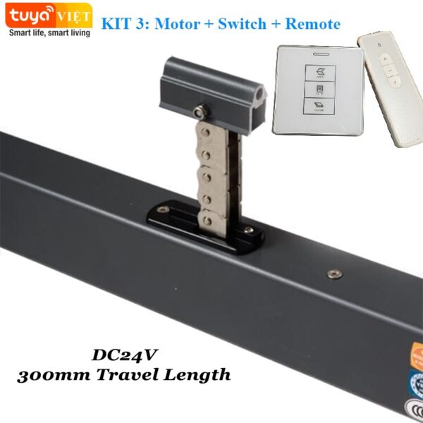 Motor cửa sổ, ô giếng trời Tuya ( Wifi)