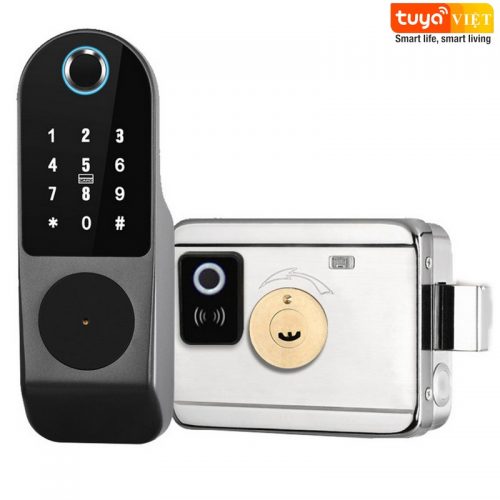 Khóa cửa vân tay 2 chiều Tuya SG01D - Ảnh 5
