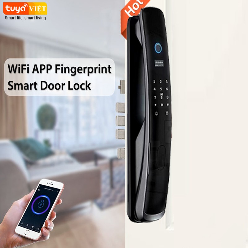 Khóa cửa thông minh Tuya WL07 (Wifi /Zigbee) - Ảnh 2