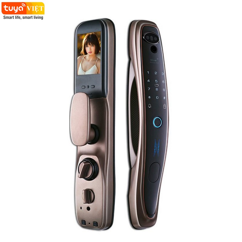 Khóa cửa FaceID 3D Tuya WL08-F - Ảnh 2