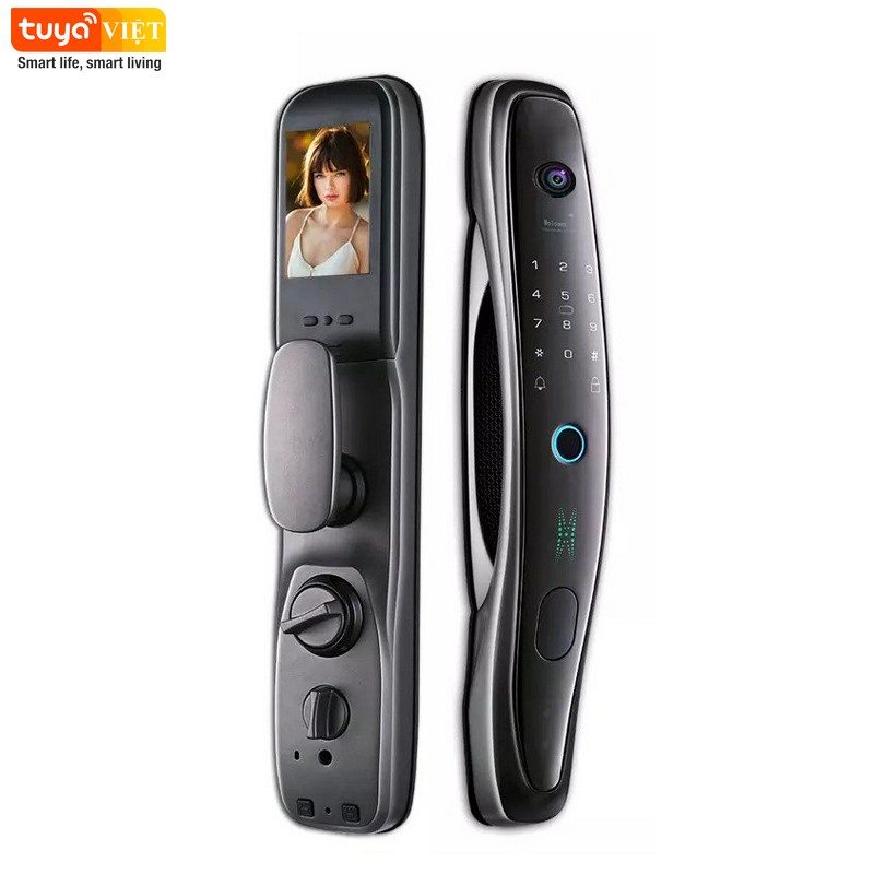 Khóa cửa Camera cao cấp Tuya WL08-C - Ảnh 3
