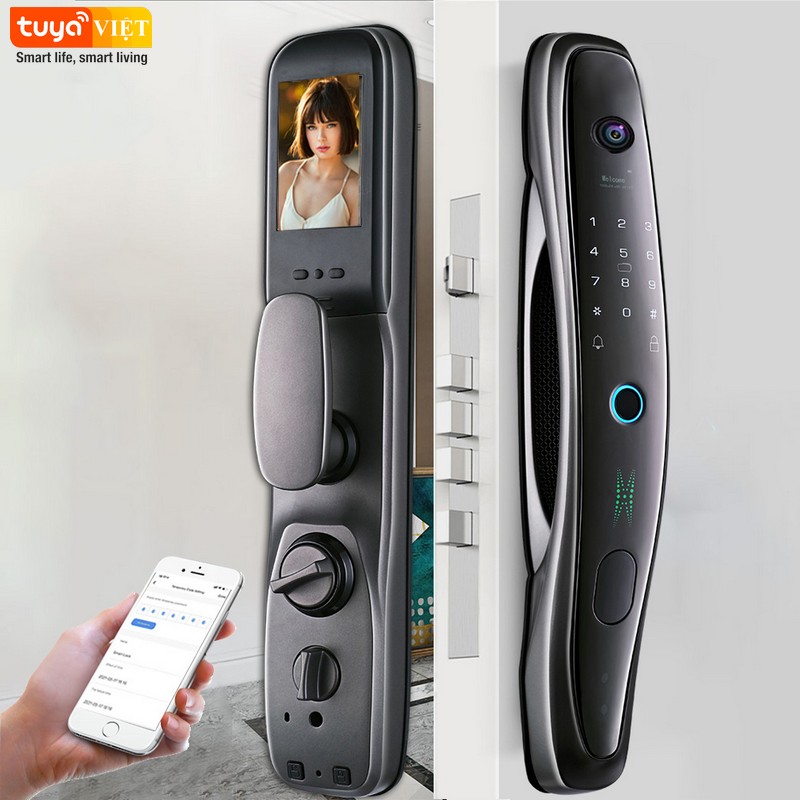 Khóa cửa Camera cao cấp Tuya WL08-C - Ảnh 4